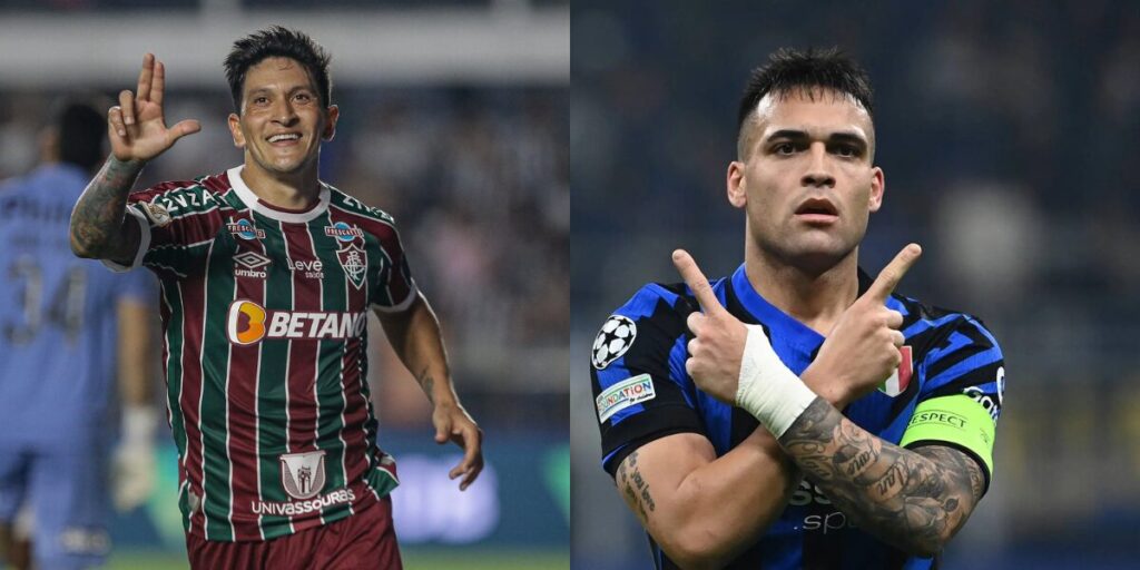 Germán Cano x Lautaro Martínez