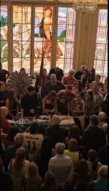 Velório Celso Barros Fluminense se despede de Celso Barros